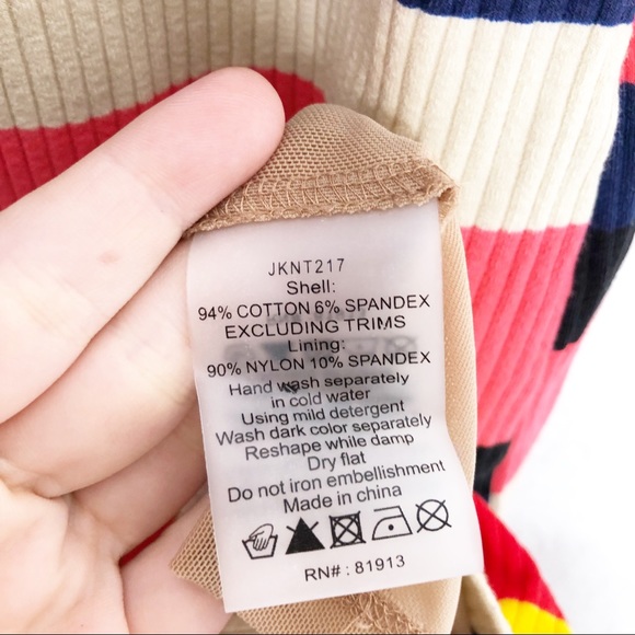 Plenty | Striped Bodycon Midi Dress Size XS - Picture 4 of 6